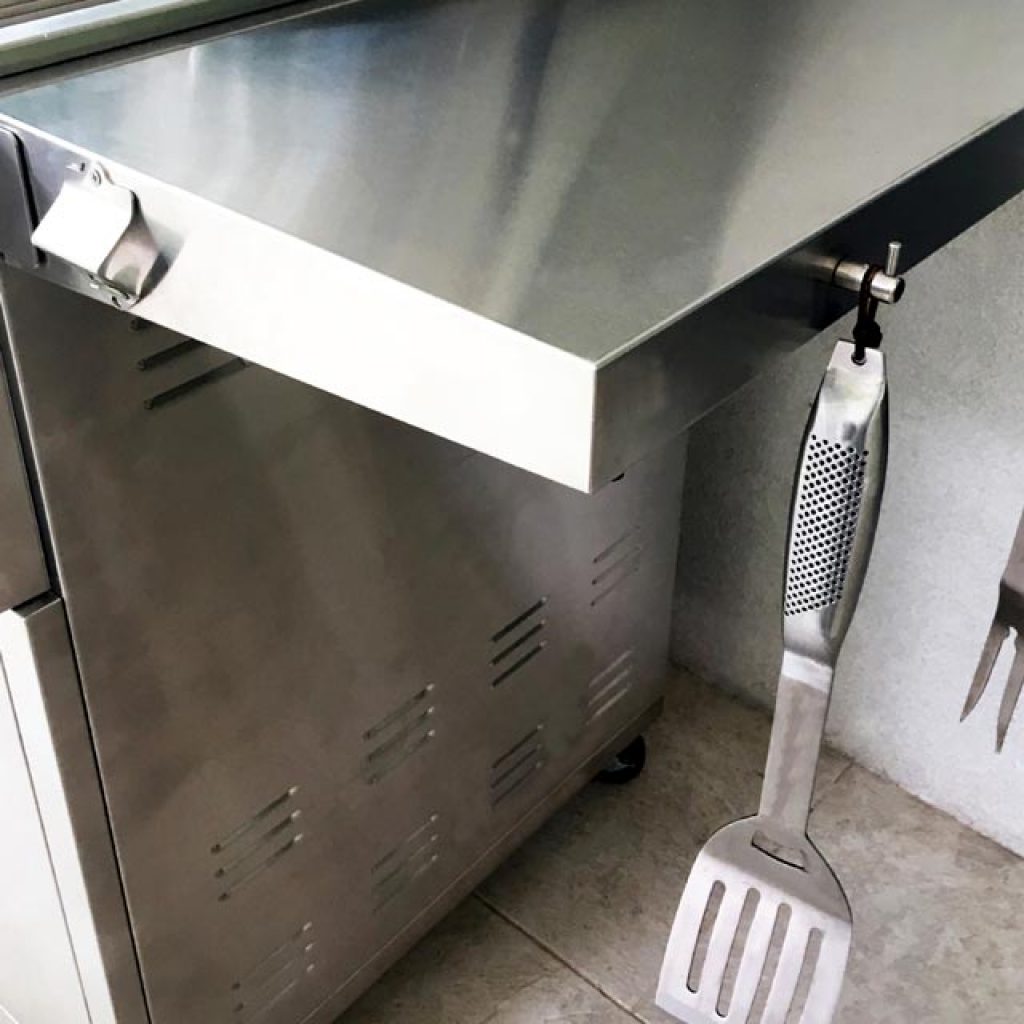 XO Pro Luxury 36 Inch Freestanding Gas Grill on Cart with Infrared Burner & Rotisserie - view 14