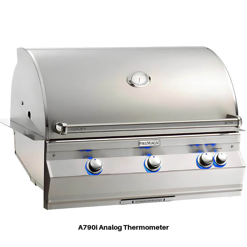 Fire Magic 790 Contemporary Grill Island With Refrigerator - ID790-SMR-115BA - view 4