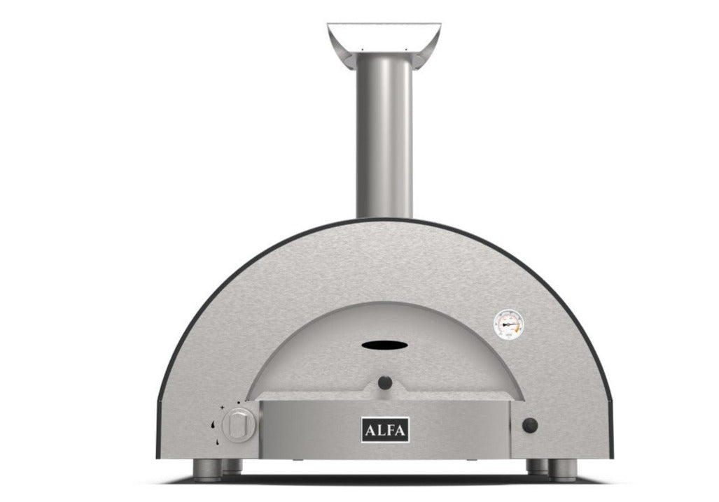 Alfa Classico 2 Pizze Outdoor Wood Pizza Oven - Ardesia Grey