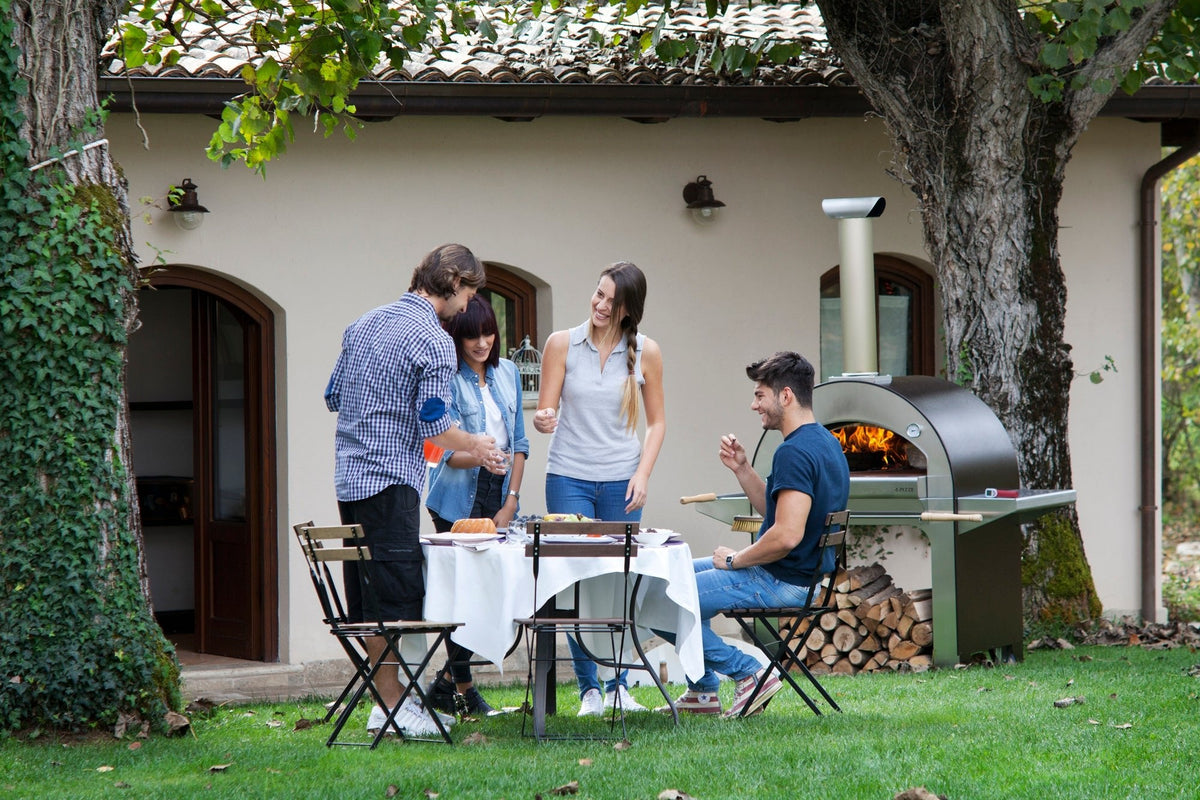 Alfa 4 Pizze Outdoor Wood-Fired Countertop Pizza Oven - Copper - view 17