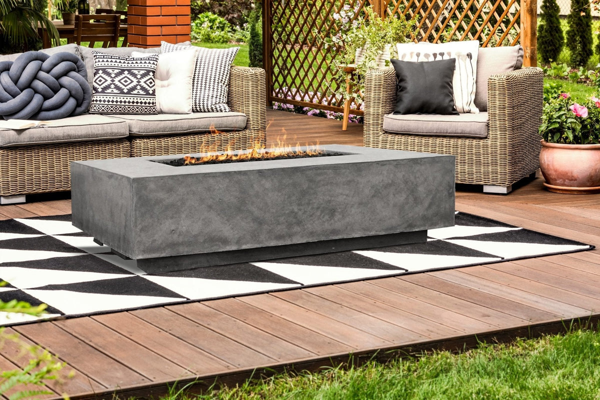 XO 60 Inch Rectangular Gas Fire Table - 65,000 BTUs - view 3