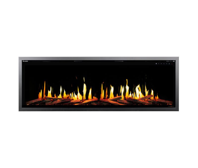 Modern Flames Orion V2 Slim Linear LCD Virtual Electric Fireplace - Indoor & Outdoor Rated