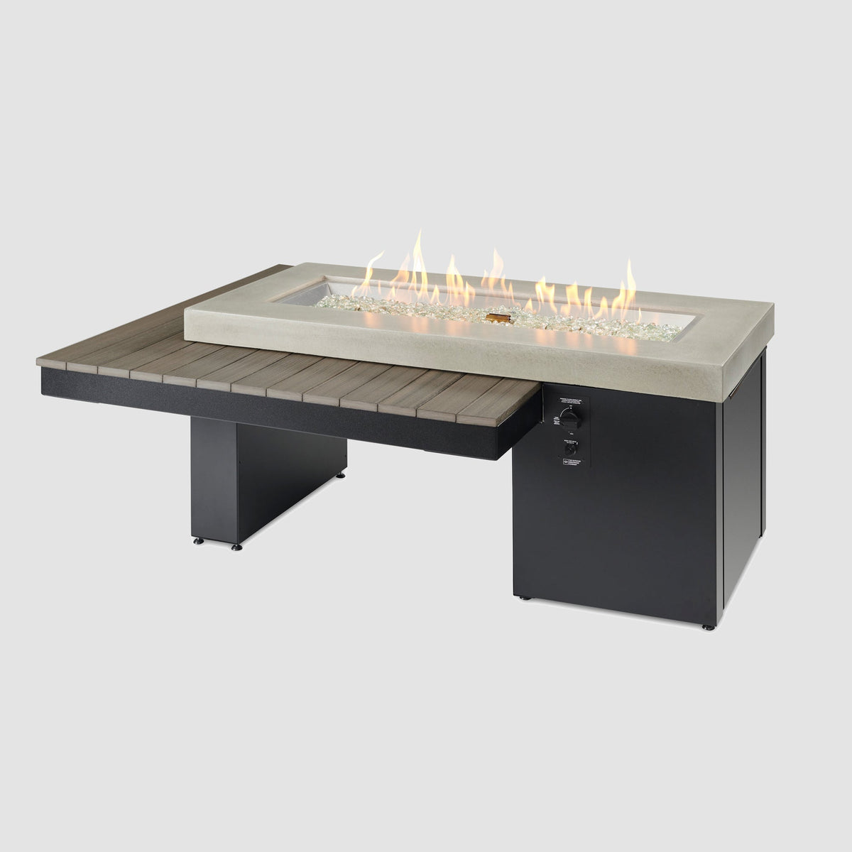 The Outdoor GreatRoom Uptown Linear Gas Fire Pit Table - view 5