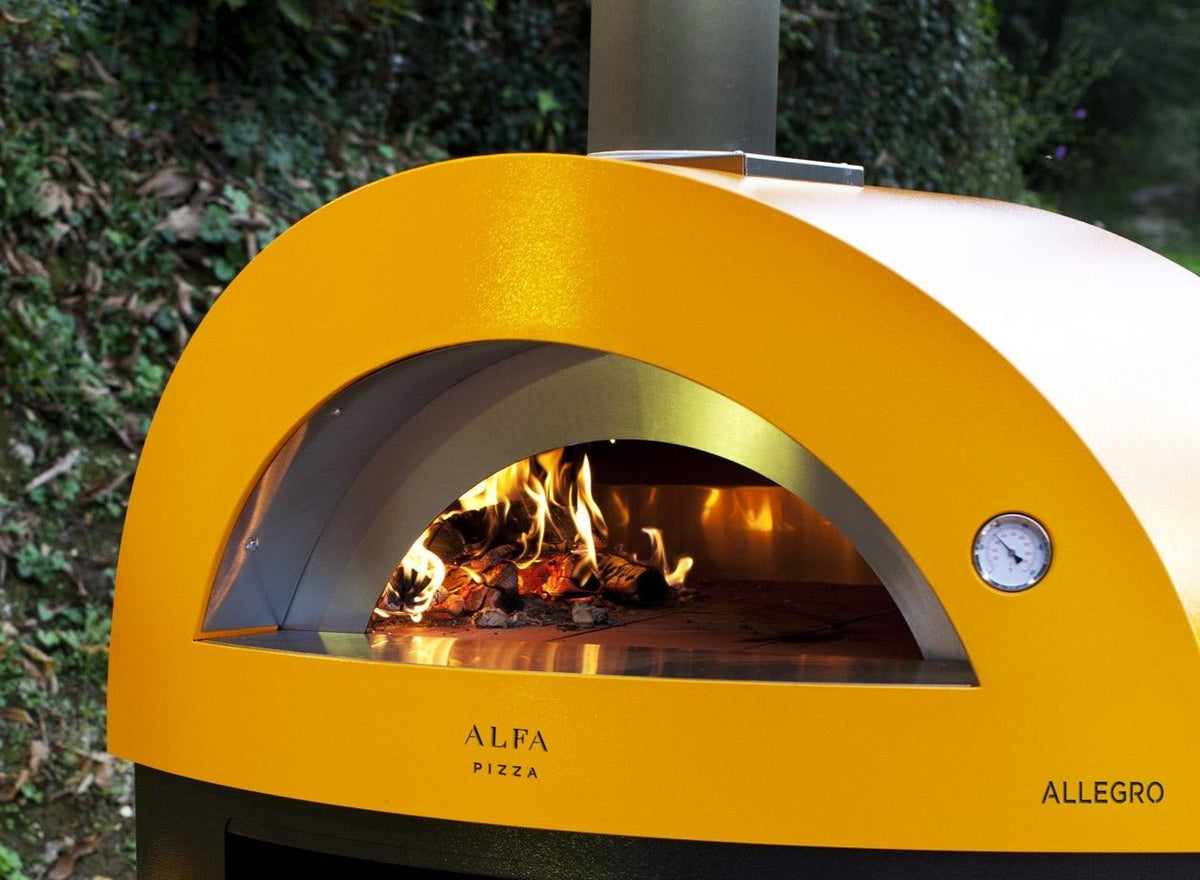 Alfa Moderno 5 Pizze Gas Hybrid Countertop Outdoor Pizza Oven - Fire Yellow - view 10