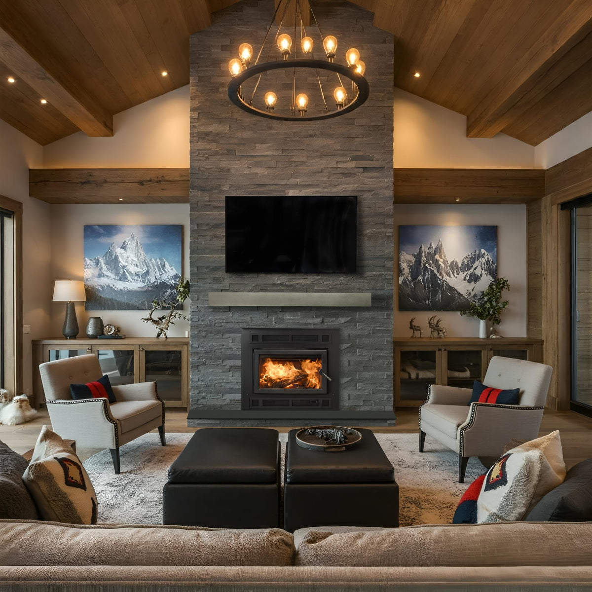 Majestic Pioneer II Wood-Burning Fireplace (PIONEER-II-REC / PIONEER-II-ARC)