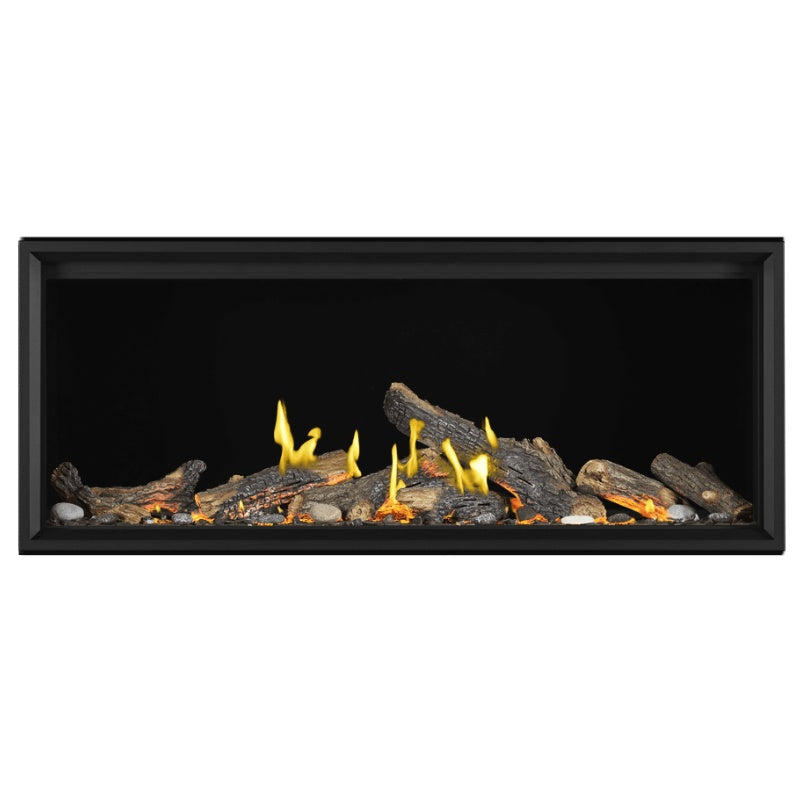 Napoleon Tall Vector with Luminous Logs 62" Direct Vent Linear Gas Fireplace | TLV62LN - view 7