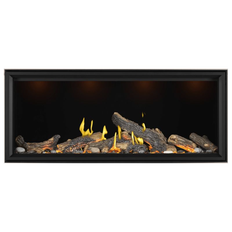 Napoleon Tall Vector with Luminous Logs 62" Direct Vent Linear Gas Fireplace | TLV62LN - view 10