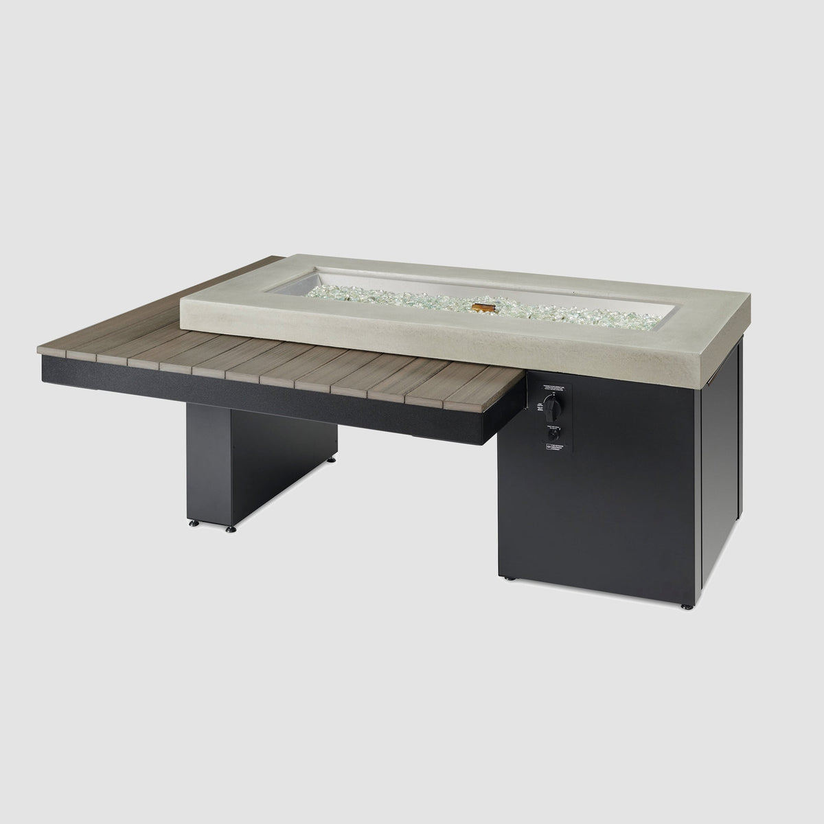The Outdoor GreatRoom Uptown Linear Gas Fire Pit Table - view 3