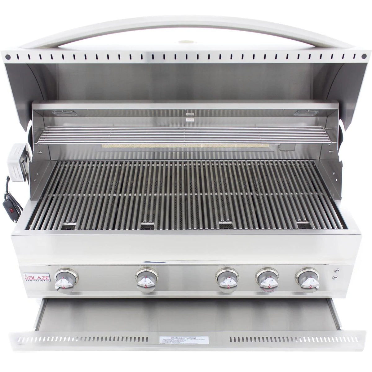 Blaze Professional LUX 44-Inch 4-Burner Freestanding Gas Grill With Rear Infrared Burner On Cart - view 6