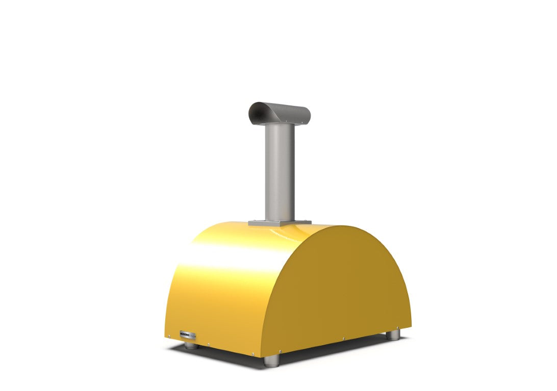 Alfa Moderno 2 Pizze Outdoor Wood Pizza Oven - Fire Yellow - FXMD-2P-LGIA - view 4