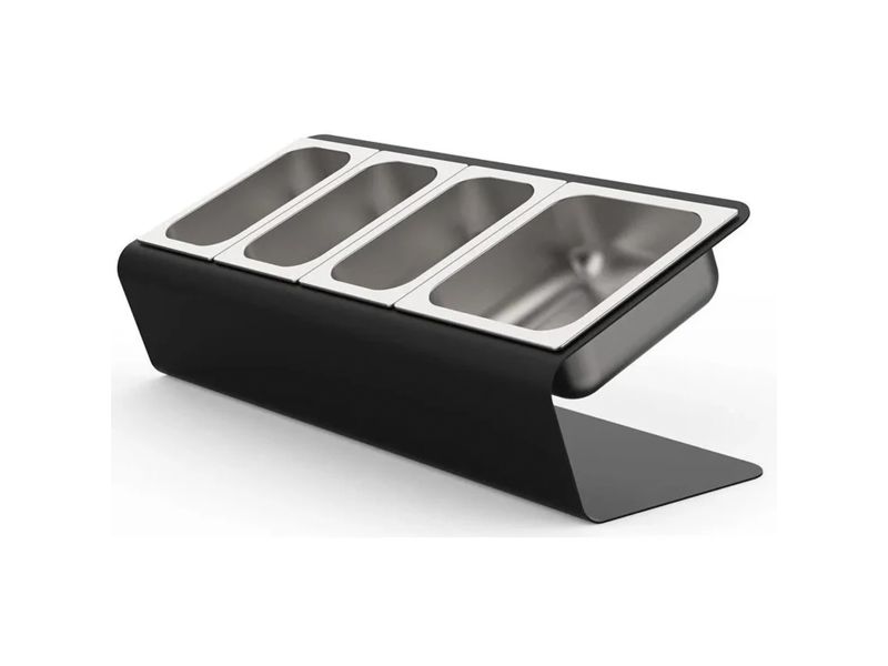 Alfa Forni Topping Station 4 Trays With Lids - view 5