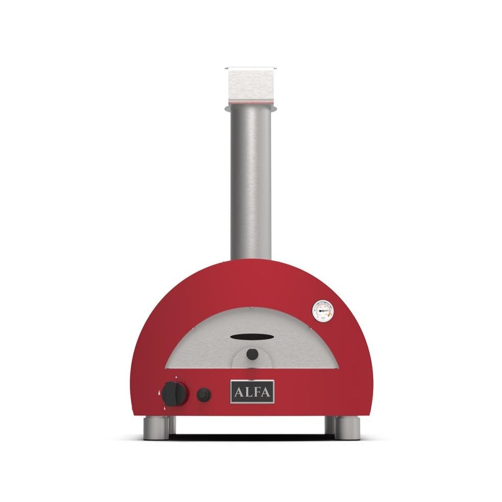 Alfa Moderno Portable Propane Gas Fired Pizza Oven - Antique Red - view 3