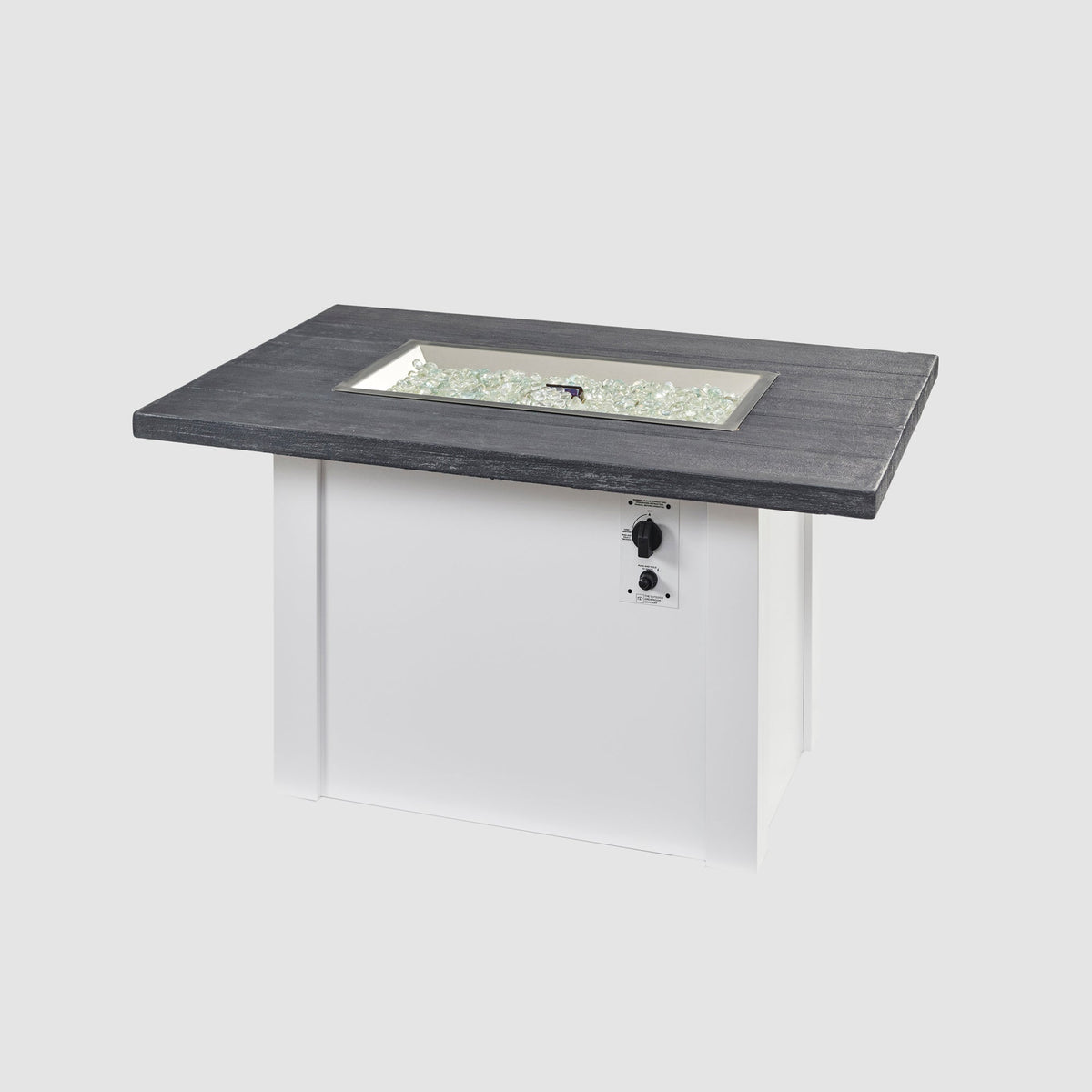 The Outdoor GreatRoom Havenwood Rectangular Gas Fire Pit Table 44" - view 34