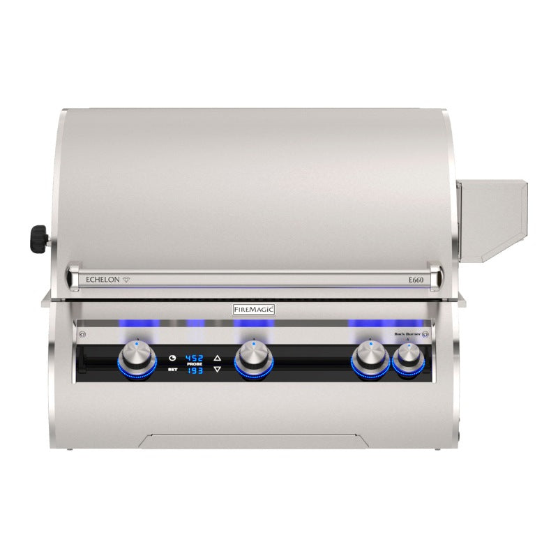 Fire Magic 30" Echelon Diamond E660i Built-In Gas Grill with Digital Thermometer - view 5