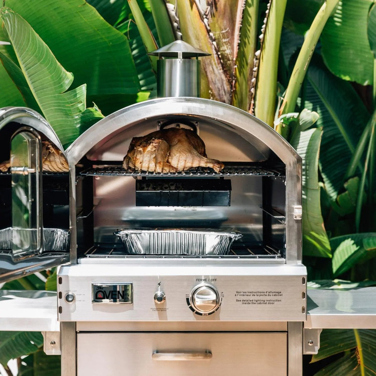 Summerset Freestanding Gas Outdoor Pizza Oven on Cart - SS-OVFS - view 3