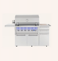 American Made Grills Ovation 42-Inch Freestanding Hybrid Propane Grill with Cart - OVAFS42-LP