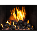 Real Fyre Epic Black Mixed Select Fyre Spheres Set with P45 ANSI Certified Pan Burners