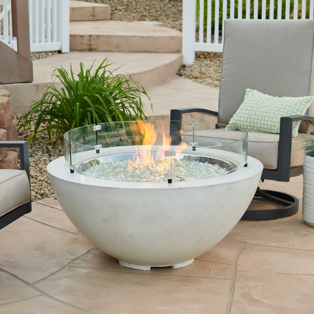 The Outdoor GreatRoom Cove Round Gas Fire Pit Bowl 42" - view 6