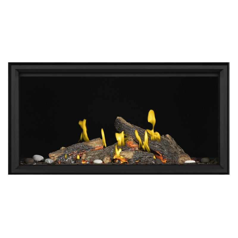 Napoleon Tall Vector with Luminous Logs 50" Direct Vent Linear Gas Fireplace - view 11