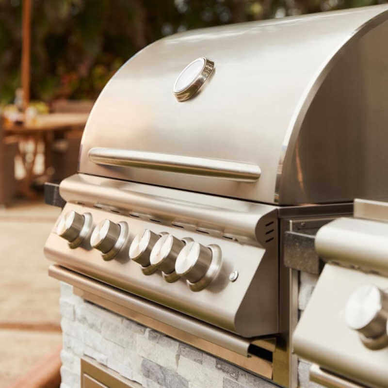 Blaze Premium LTE+ Marine Grade 32 Inch 4-Burner Gas Built In Grill w/ Rear Infrared Burner w/ Lift-Assist Hood - view 16