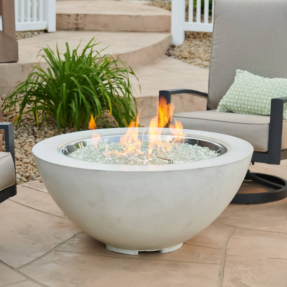 The Outdoor GreatRoom Cove Round Gas Fire Pit Bowl 42" - view 5