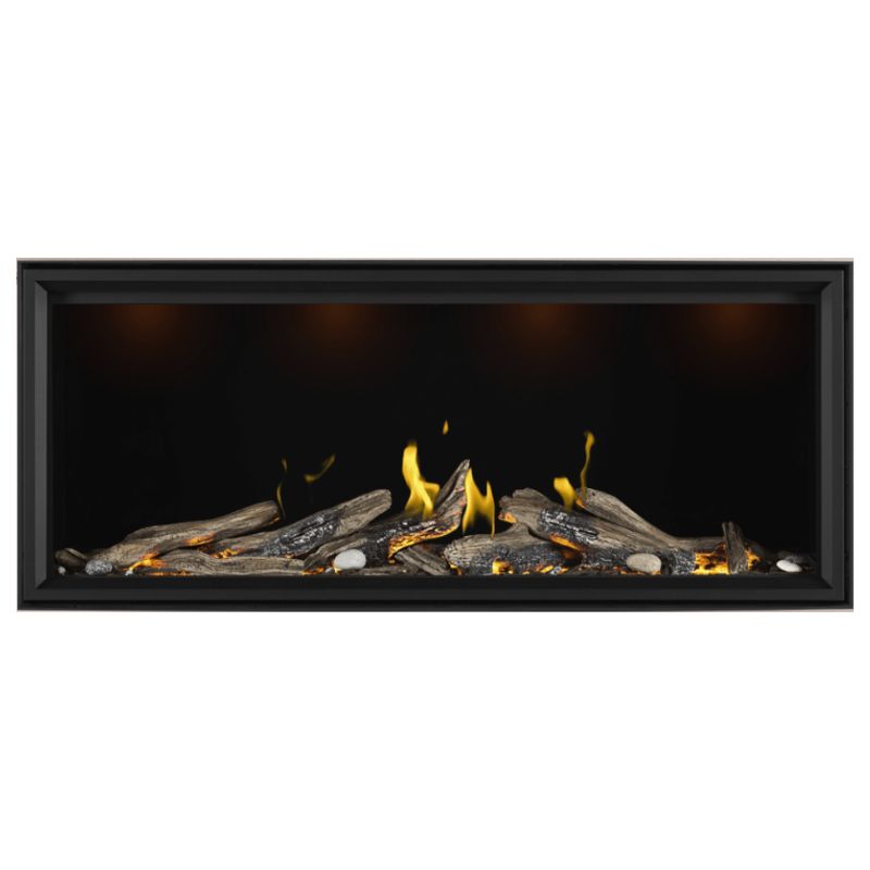 Napoleon Tall Vector with Luminous Logs 62" Direct Vent Linear Gas Fireplace | TLV62LN - view 9