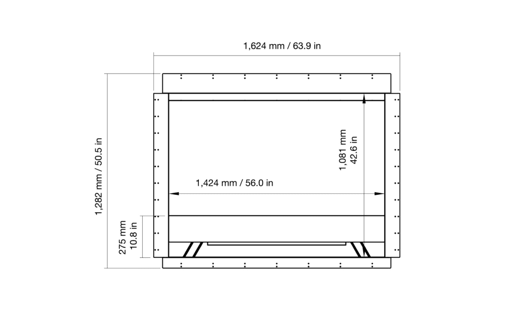 EcoSmart Fire Heritage 56SS Ethanol Fireplace Insert - view 6