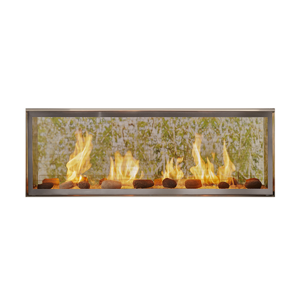 Outdoor Lifestyles Lanai 48" See-Through Outdoor Linear Gas Fireplace (ODLANAIGST-48)