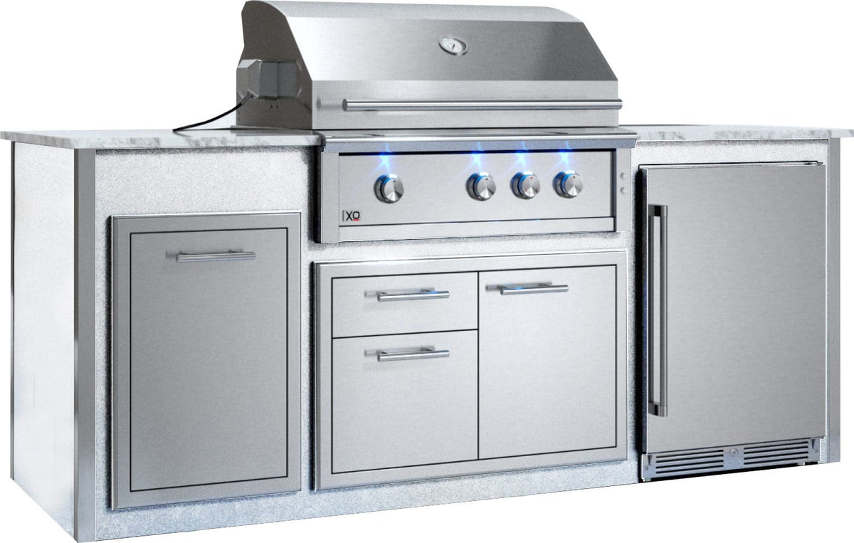 XO Appliance Factory Assembled Outdoor Designer Island (XO-XOGOK36V1WH)