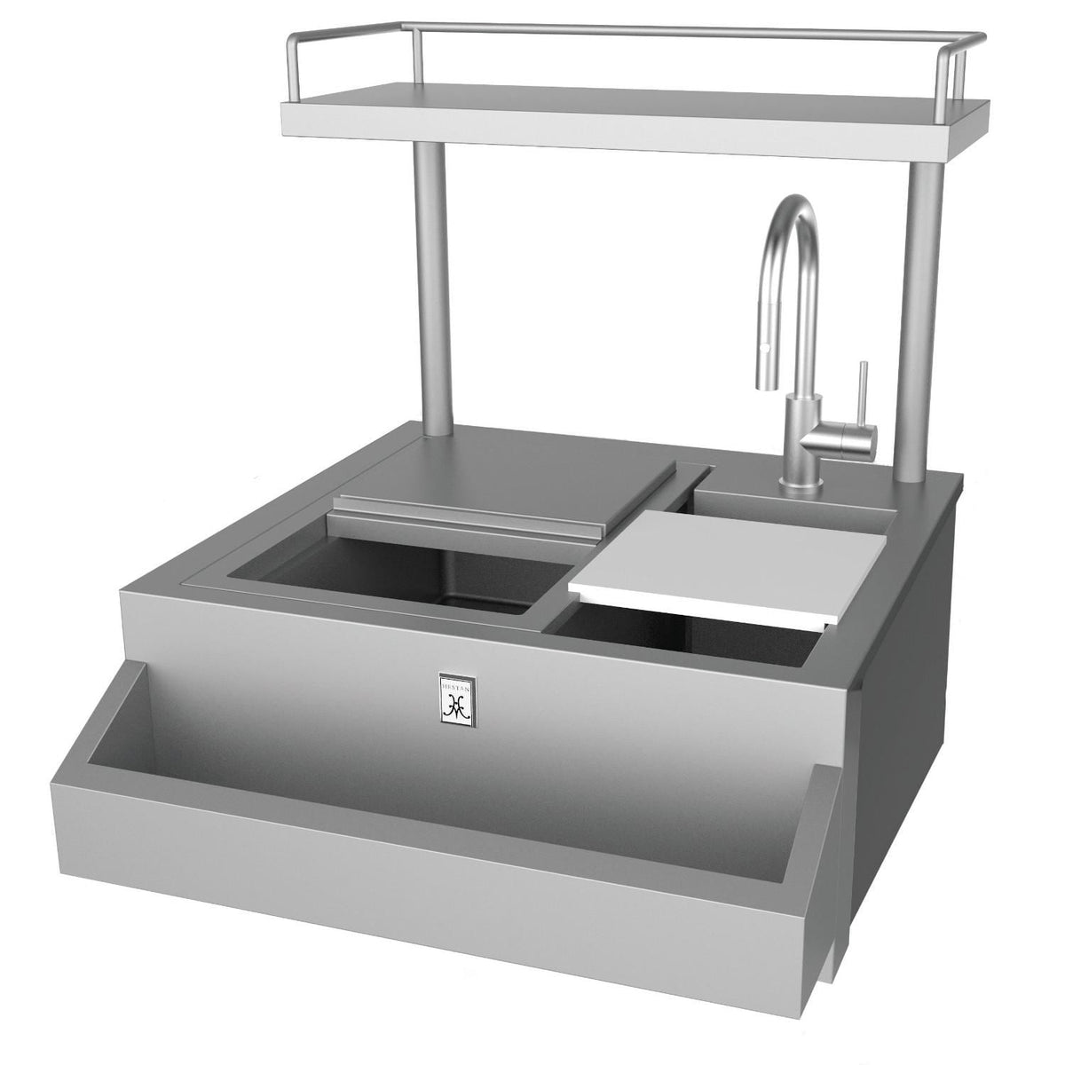 Hestan 30-Inch Refreshment Center with 30-Inch High Shelf