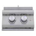 Blaze Premium LTE+ Propane / Natural Gas Stainless Steel Double Side Burner W/ Lid - BLZ-SB2-LTE3