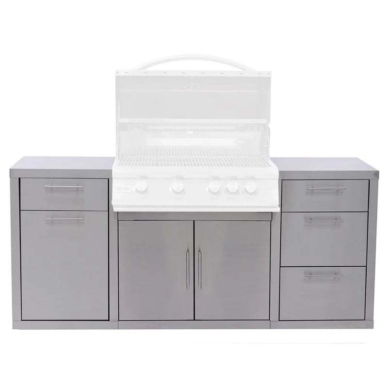 Blaze Stainless Steel Island - view 3