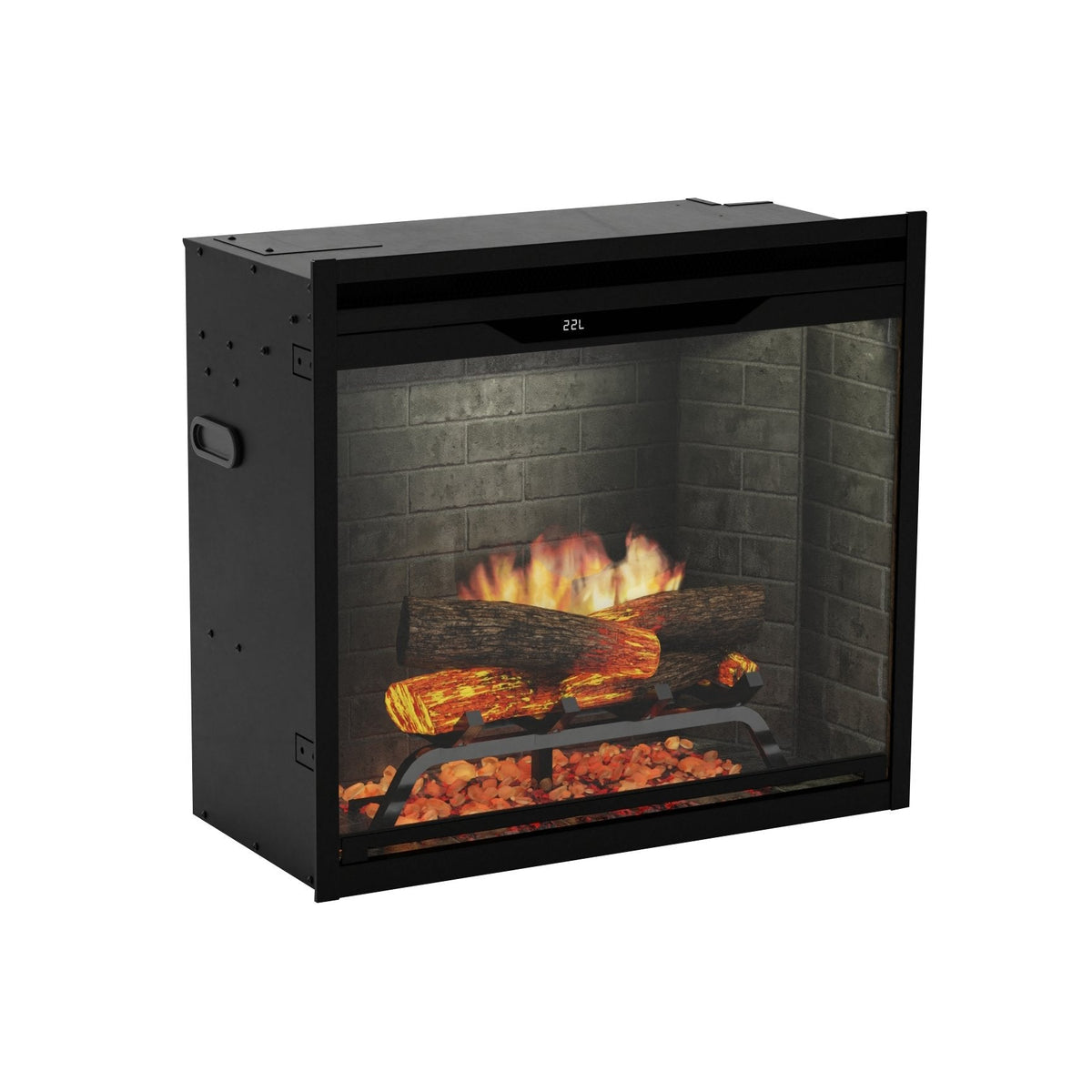 Dimplex Revillusion 24in Electric Fireplace Insert - Neutral Brick - REV24-NB - view 5