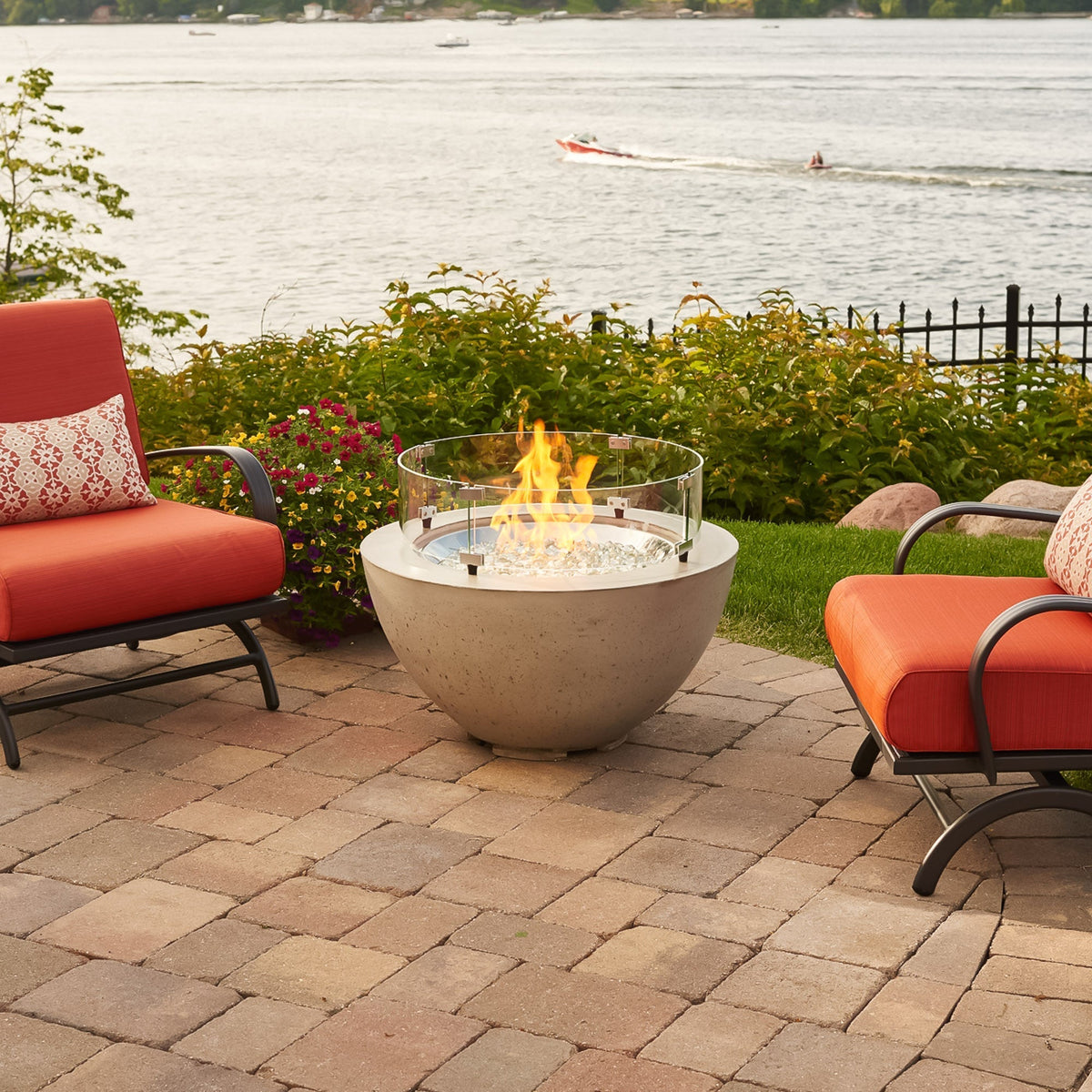 The Outdoor GreatRoom Cove Round Gas Fire Pit Bowl 29" - view 7