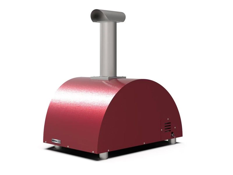Alfa Moderno 2 Pizze 38-Inch Wood-Fired Pizza Oven - Antique Red - view 8