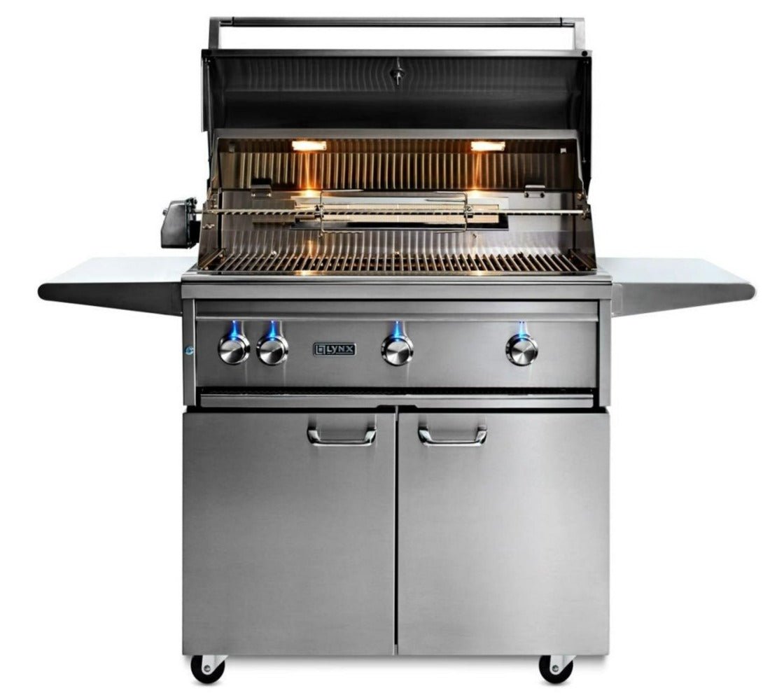Lynx Professional 36-Inch Natural Gas Grill With One Infrared Trident Burner & Rotisserie - L36TRF-NG - view 2