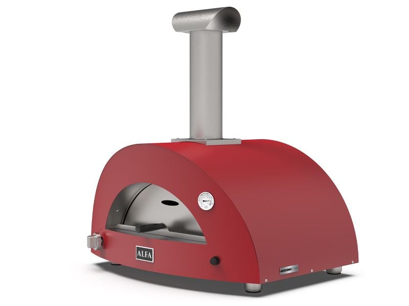Alfa Moderno 2 Pizze 38-Inch Gas Pizza Oven - Ruby Red - view 2