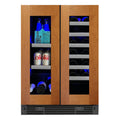 XO Appliance 24" Beverage/Wine Double Door (XO-XOU24BWDDGO)