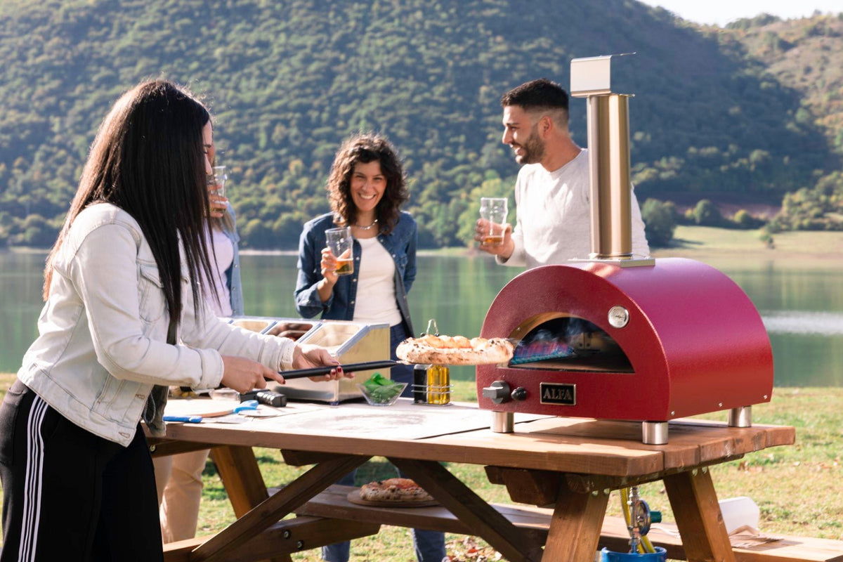 Alfa Moderno Portable Propane Gas Fired Pizza Oven - Grey - view 19
