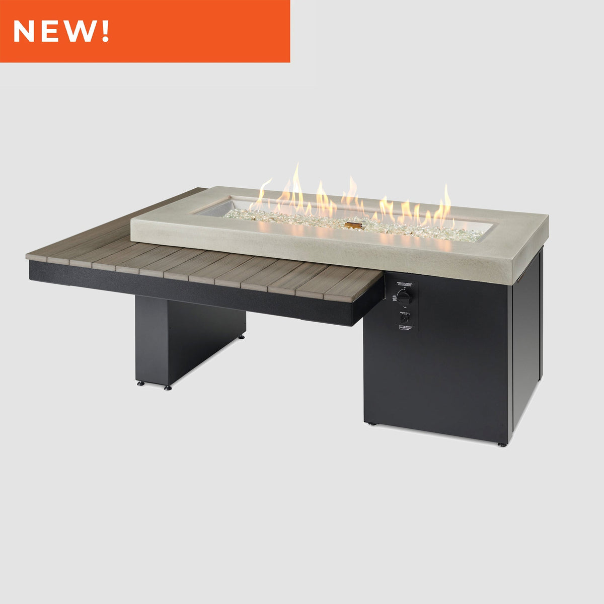 The Outdoor GreatRoom Uptown Linear Gas Fire Pit Table - view 2