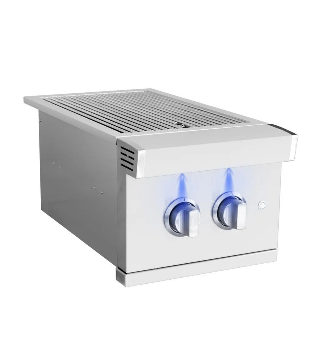 American Made Grills Atlas Gas Double Side Burner - ATSSB2 - view 2