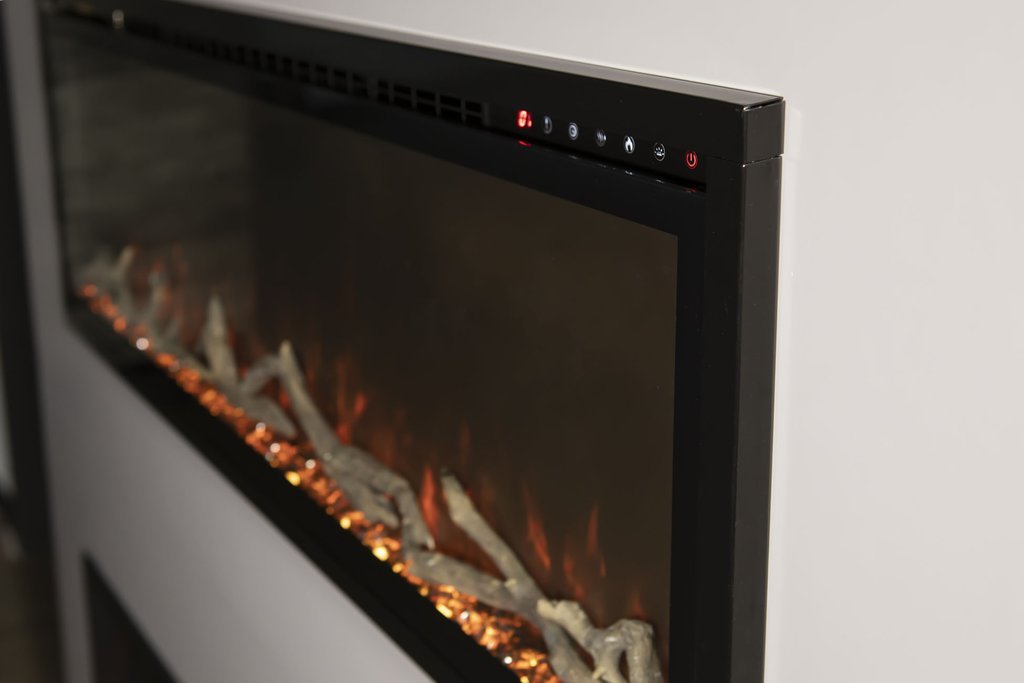 Modern Flames Spectrum Slimline 74 Inch Recessed/Wall Mount Linear Electric Fireplace