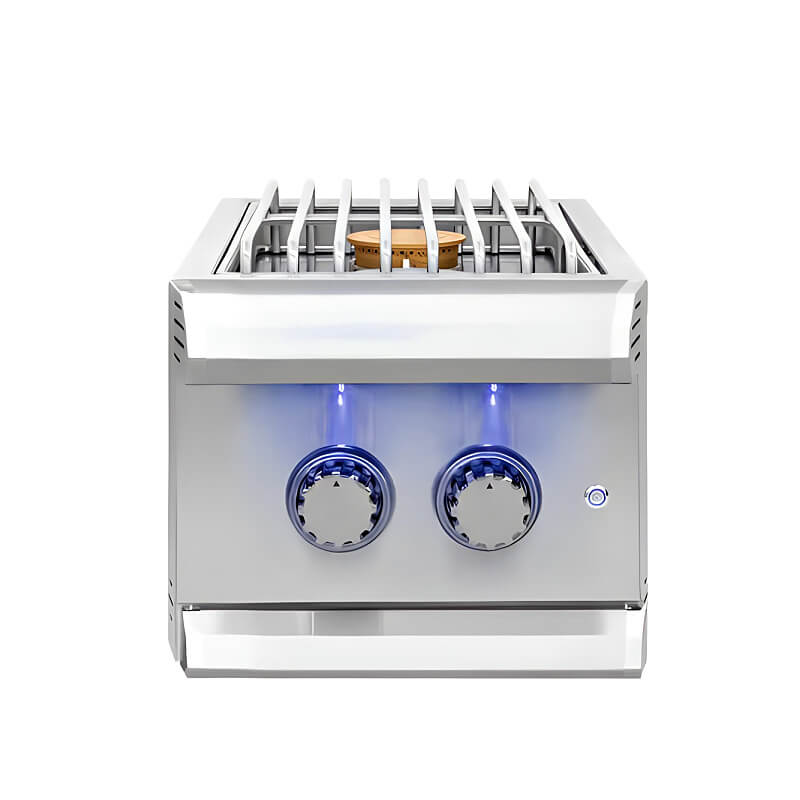 American Made Grills Muscle Double Side Burner - MUSSB2
