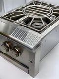 XO 16 Inch 60,000 BTU Power Gas Side Burner Built-In Outdoor