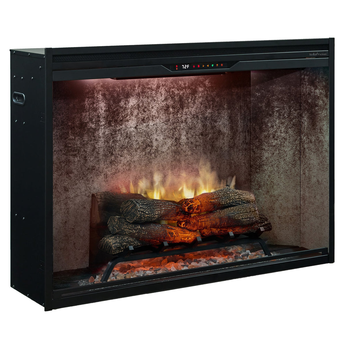 Dimplex REV42 -WC Revillusion 42in Built-In Firebox - Weathered Concrete - view 3