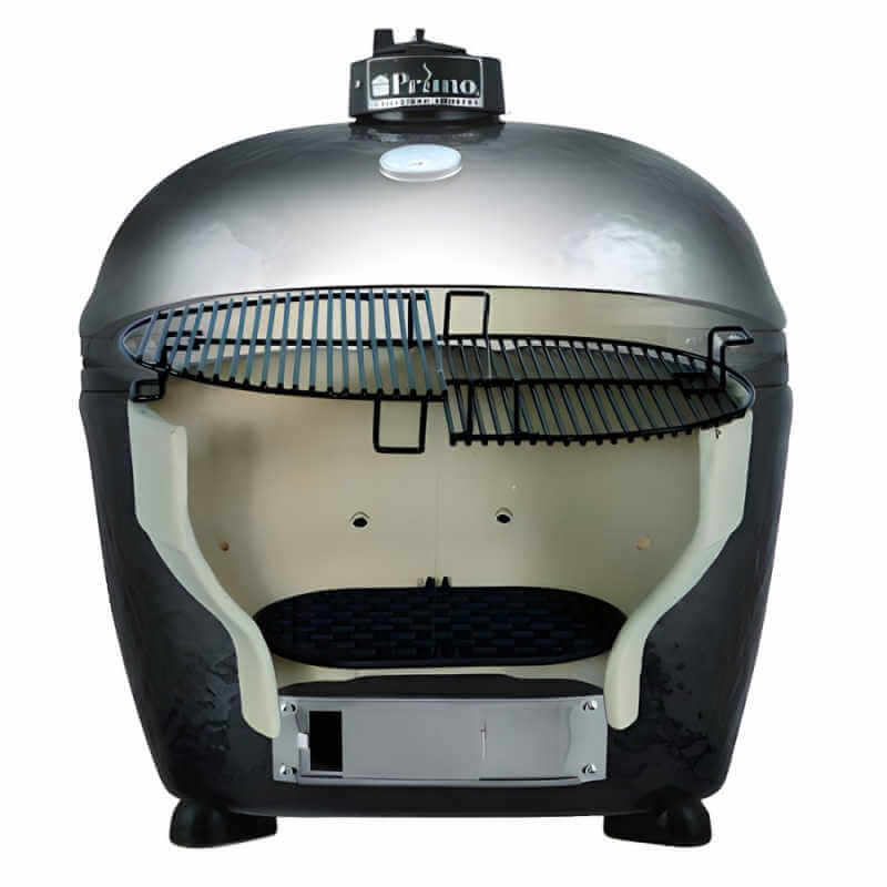 Primo All-In-One Oval Large 300 Ceramic Kamado Grill With Cart