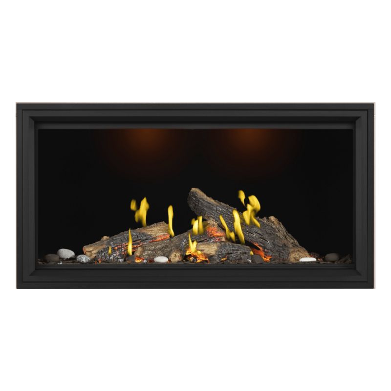 Napoleon Tall Vector with Luminous Logs 50" Direct Vent Linear Gas Fireplace - view 7