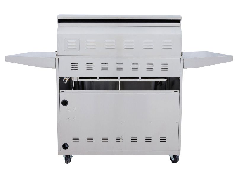 Blaze LTE PRO 40-Inch 5-Burner Gas Grill With Rear Infrared Burner & Rotisserie with Cart - view 7