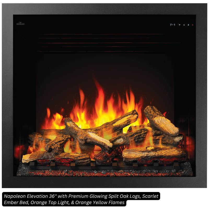 Napoleon Elevation 36" Traditional Electric Fireplace - view 3