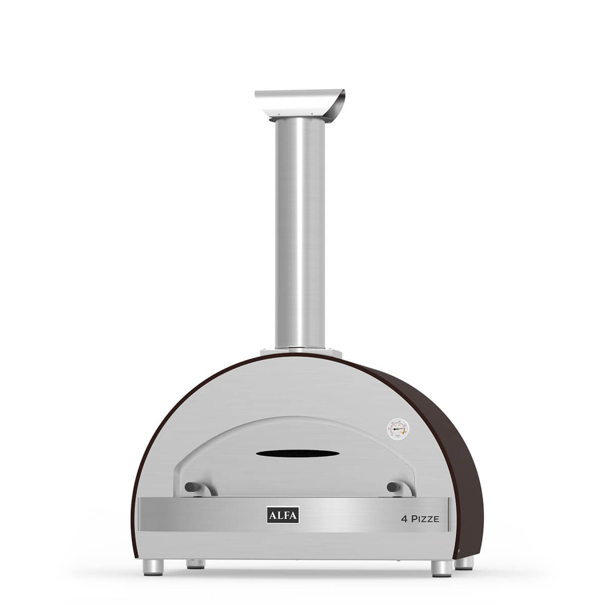 Alfa 4 Pizze Outdoor Wood-Fired Countertop Pizza Oven - Copper - view 6